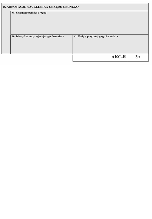 AKC-R. Zgłoszenie rejestracyjne w zakresie podatku akcyzowego