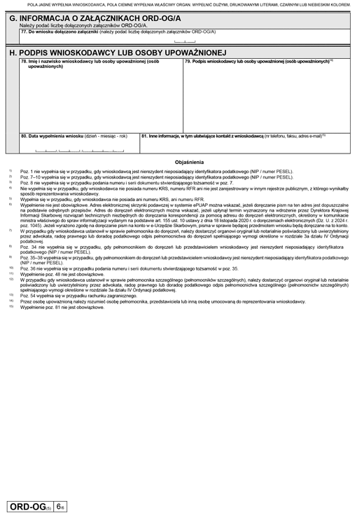 ORD-OG Wniosek o wydanie interpretacji ogólnej