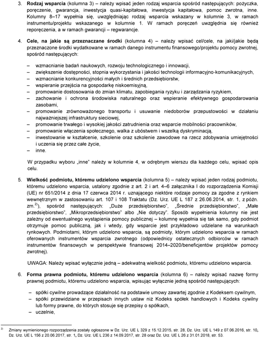 Sprawozdanie z wykorzystania środków z instrumentów finansowych, o których mowa w art. 3b pkt 2 ustawy z dnia 6 grudnia 2006 r. o zasadach prowadzenia polityki rozwoju